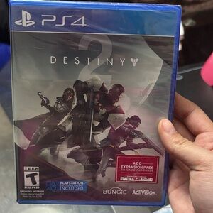 Sony PS4 Destiny 2 - Blue and Gray Cover